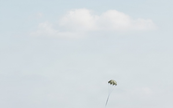 C-130H Hercules execute a drop for Hussar Saber 26-1