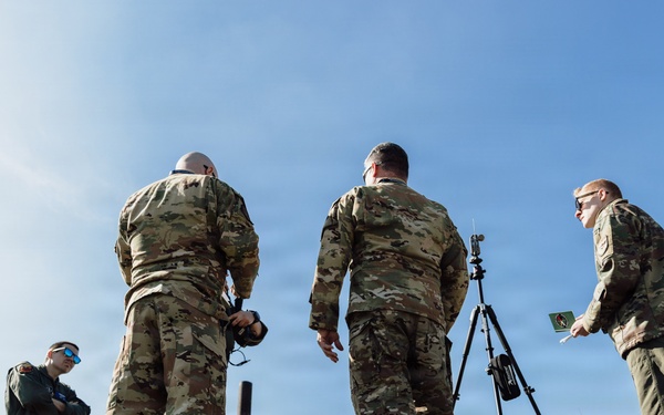 C-130H Hercules execute a drop for Hussar Saber 26-1