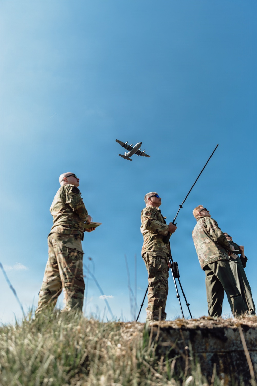 C-130H Hercules execute a drop for Hussar Saber 26-1