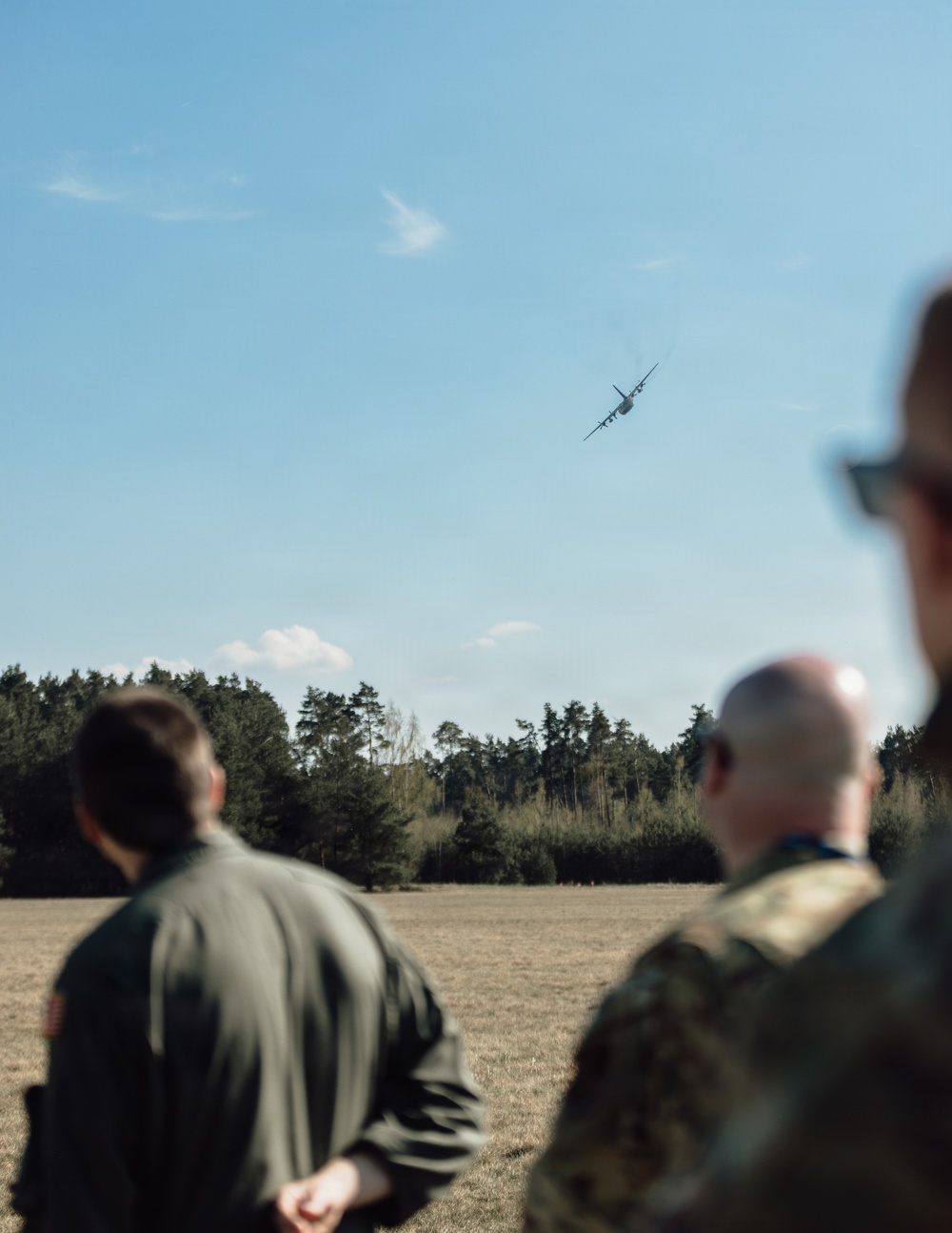C-130H Hercules execute a drop for Hussar Saber 26-1