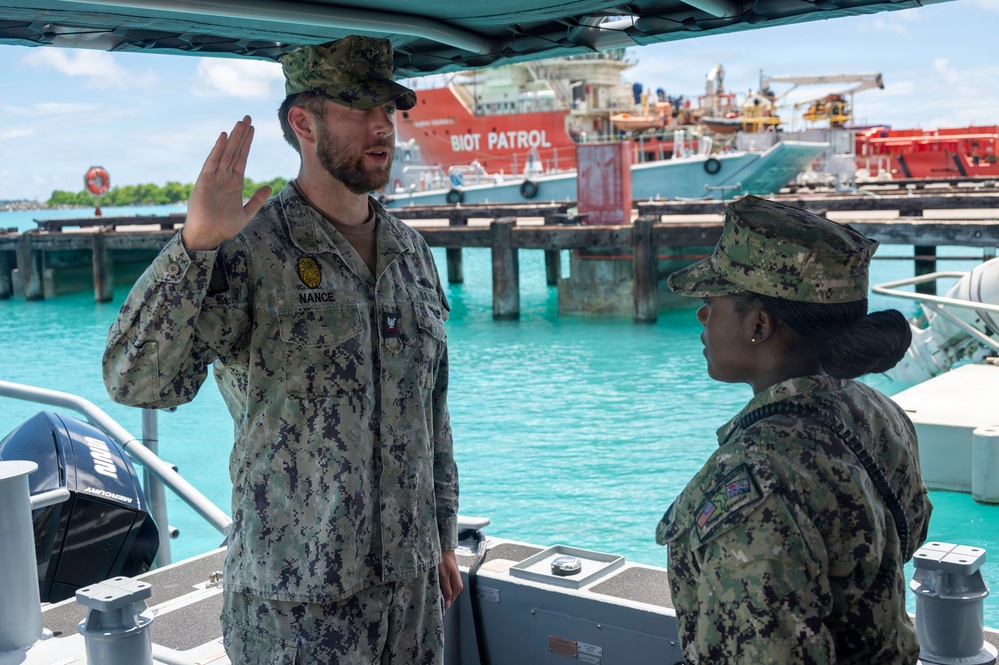 MA2 Nance Reenlistment