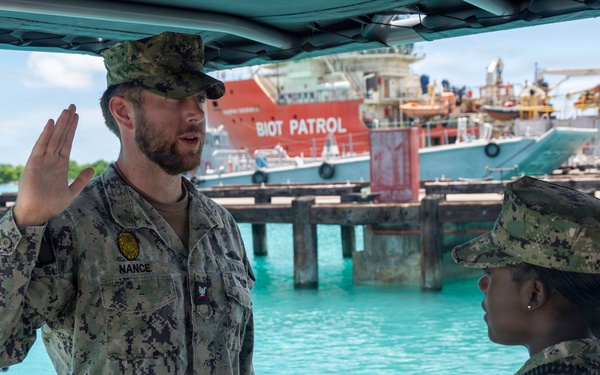 MA2 Nance Reenlistment