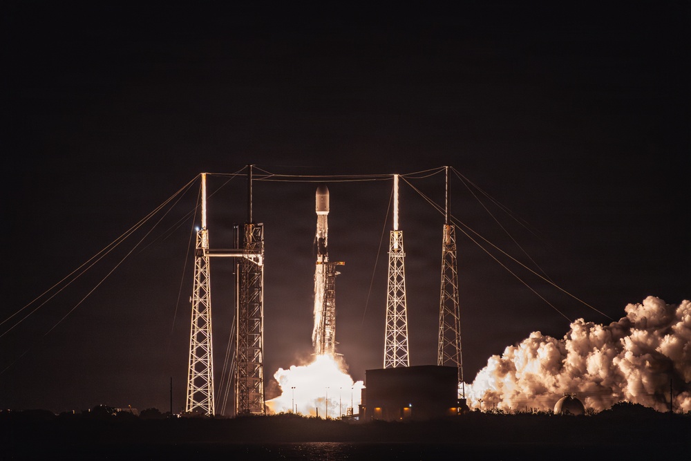 GPS III-8 Mission Launches from Cape Canaveral Space Force Station