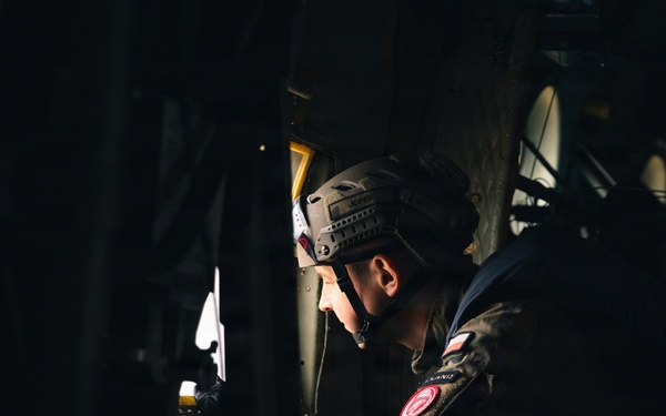 Polish Allies jump from a 139th Airlift Wing C-130H Hercules