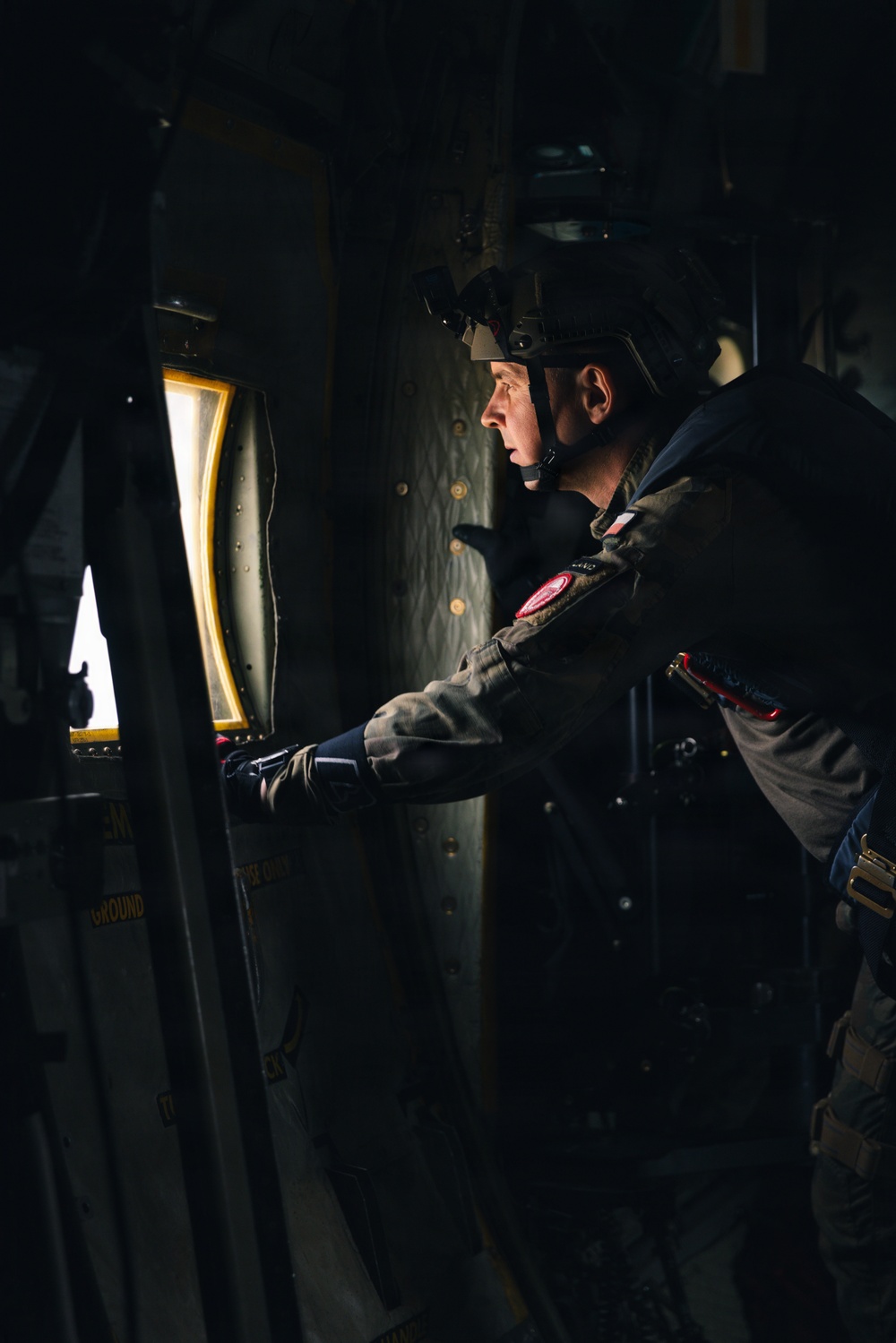 Polish Allies jump from a 139th Airlift Wing C-130H Hercules