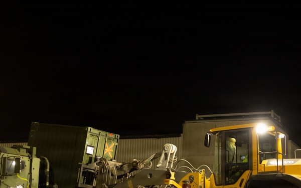 2nd DSB Offloads and Transports Ground and Logistical Equipment in preparation for exercise Aurora