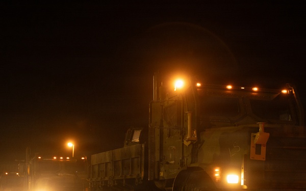 2nd DSB Offloads and Transports Ground and Logistical Equipment in preparation for exercise Aurora