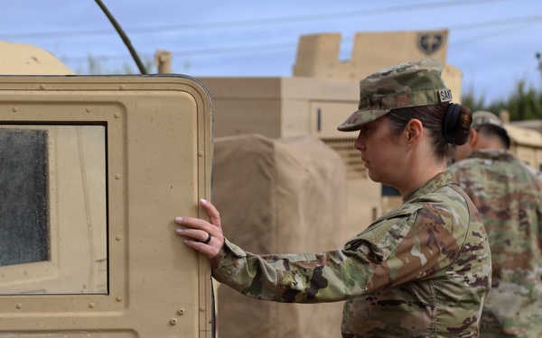 US Soldiers establish a theater operations center during African Lion 26