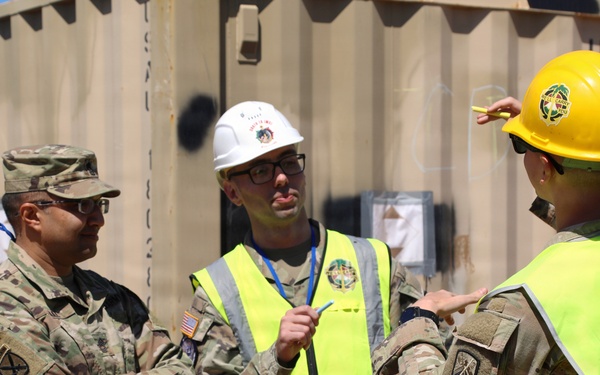 US Soldiers establish a theater operations center during African Lion 26