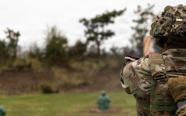 21st Theater Sustainment Command Best Squad Competition 2026 M17 Pistol Qualification