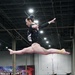 DoWEA Lejeune High School junior during a gymnastics competition