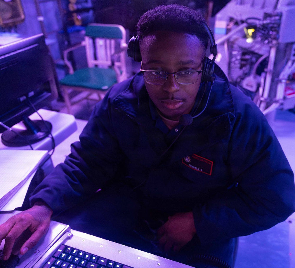 USS Rafael Peralta (DDG 115) Sailors conduct Daily Operations