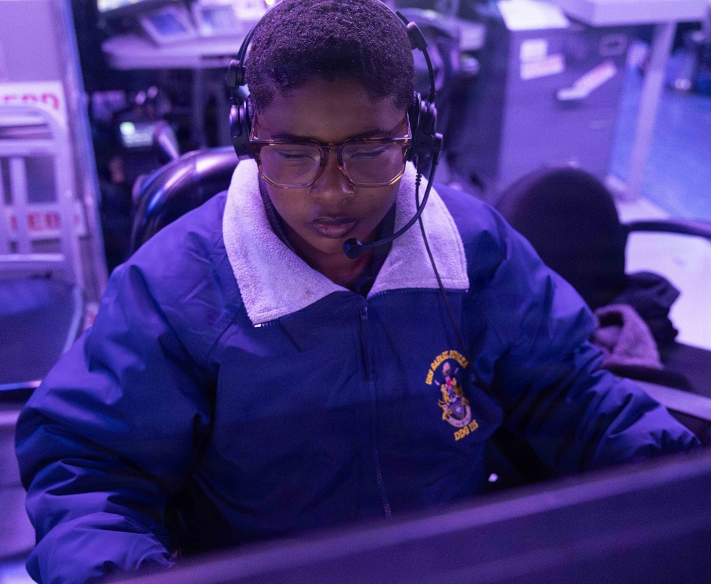 USS Rafael Peralta (DDG 115) Sailors conduct Daily Operations