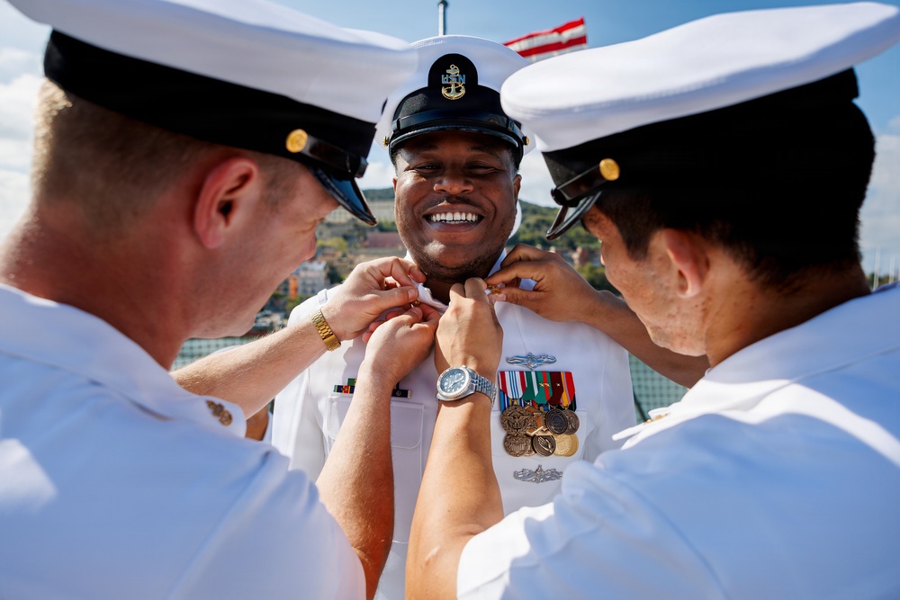 Mount Whitney Chief Commissions to CWO