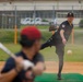 MAG-36 Marines compete with local university students in baseball
