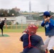 MAG-36 Marines compete with local university students in baseball