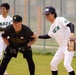 MAG-36 Marines compete with local university students in baseball