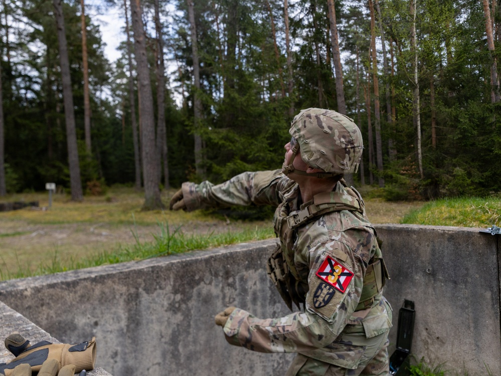 21st Theater Sustainment Command Best Squad Grenade Range