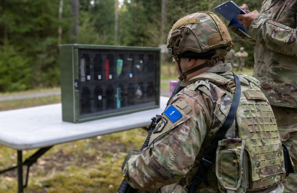 21st Theater Sustainment Command Best Squad Grenade Range