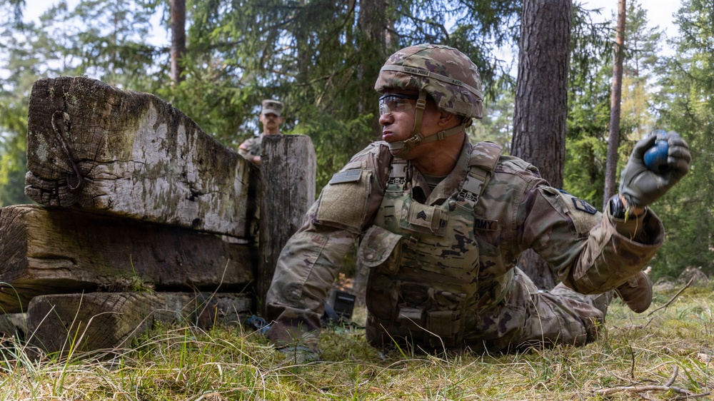 21st Theater Sustainment Command Best Squad Grenade Range