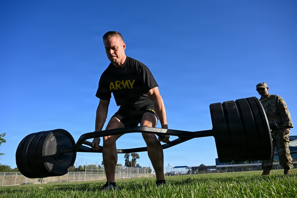 63d Readiness Division tests readiness during Army Fitness Test