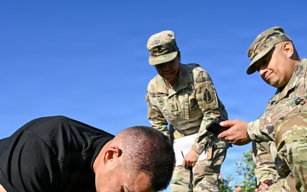 63d Readiness Division tests readiness during Army Fitness Test