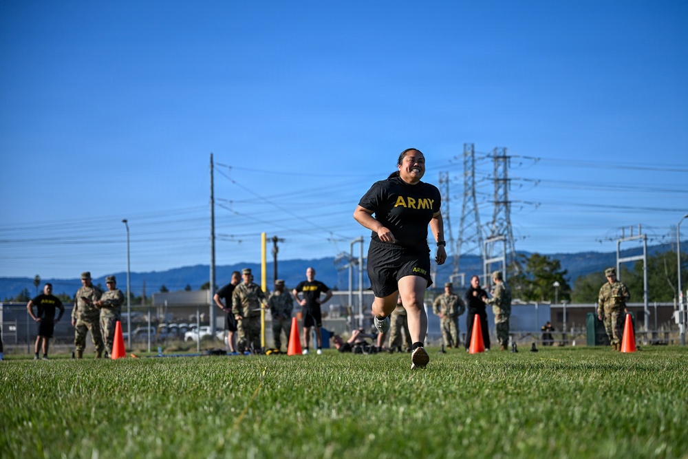 63d Readiness Division tests readiness during Army Fitness Test