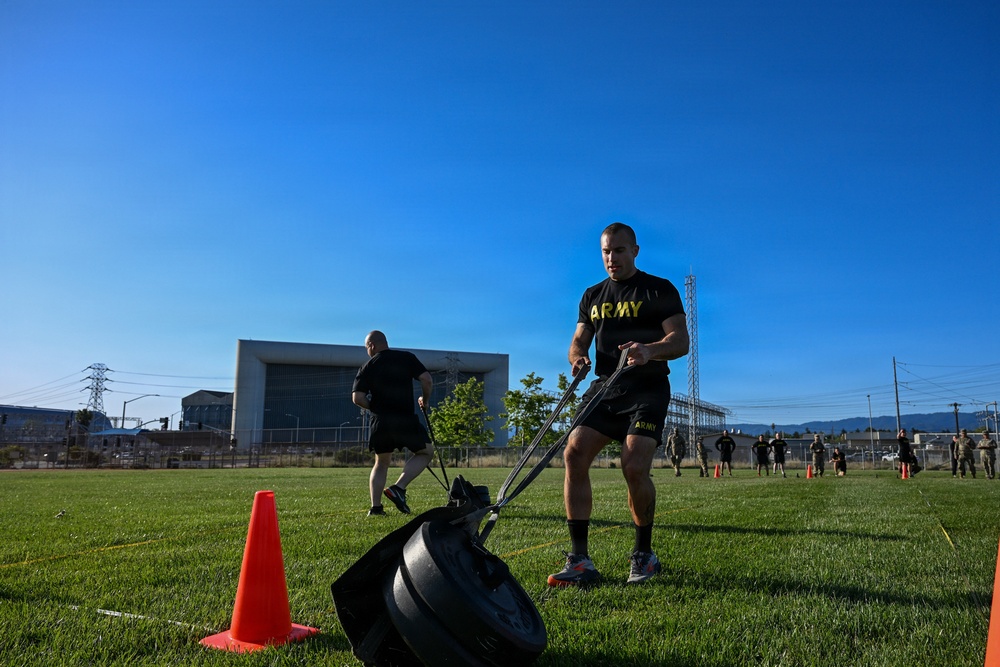 63d Readiness Division tests readiness during Army Fitness Test