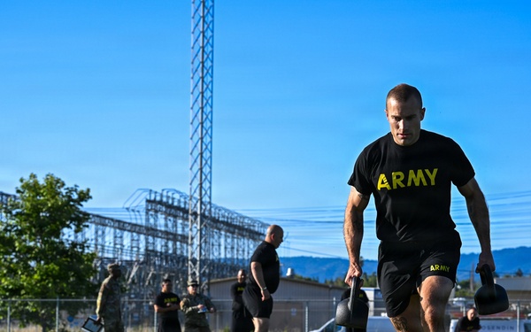 63d Readiness Division tests readiness during Army Fitness Test