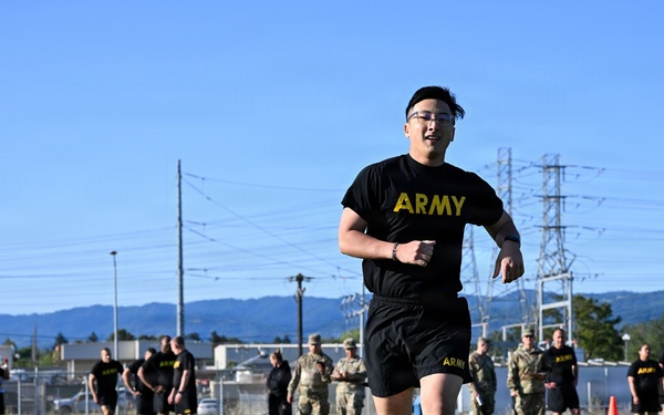 63d Readiness Division tests readiness during Army Fitness Test