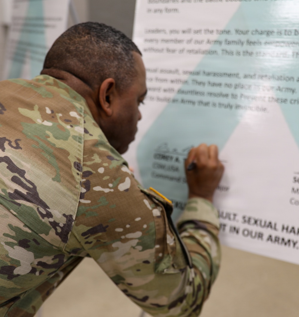 Stand Strong. Speak Out. A pledge to stop sexual assault and harassment