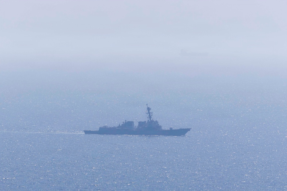 USS Michael Murphy (DDG 112) patrols the Arabian Sea