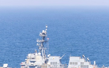 USS Michael Murphy (DDG 112) patrols the Arabian Sea