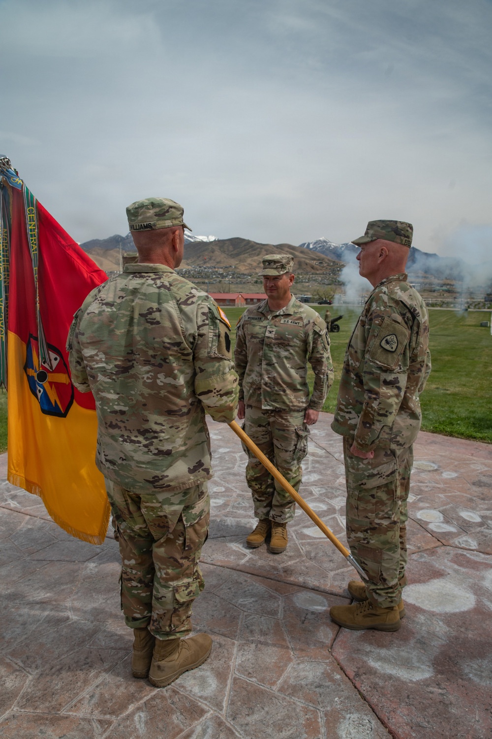 Lt. Col. Jeremy Williams assumes command of 65th Field Artillery Brigade