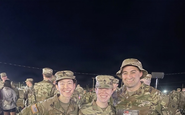 United States Army Field Band Soldiers participate in the 2026 Bataan Memorial Death March
