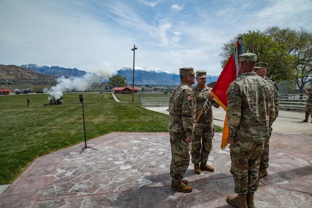 Lt. Col. Jeremy Williams assumes command of 65th Field Artillery Brigade
