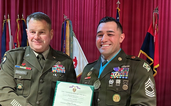 Fort Carson Soldier receives second Purple Heart