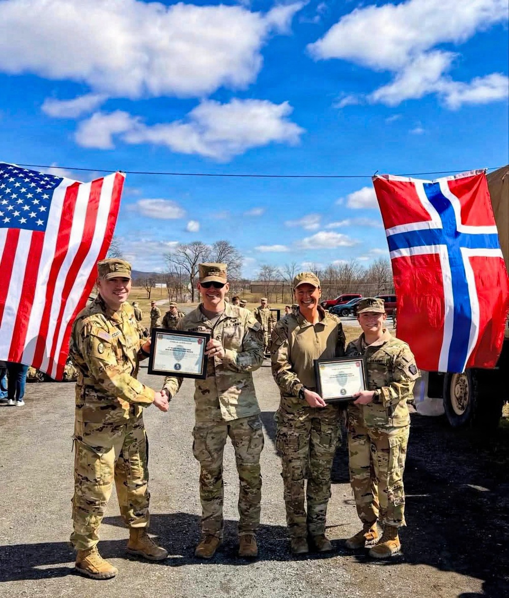 Staff Sgt. Bryson Roberts finishes first at recent Norwegian Foot March