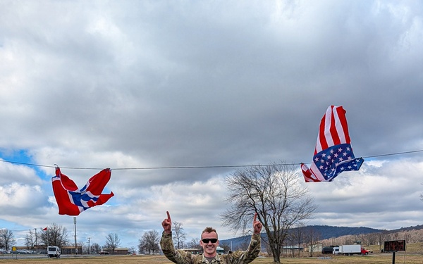 Staff Sgt. Bryson Roberts finishes first at recent Norwegian Foot March