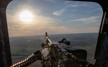 Nebraska Guardsmen Practice Door Gunner Skills