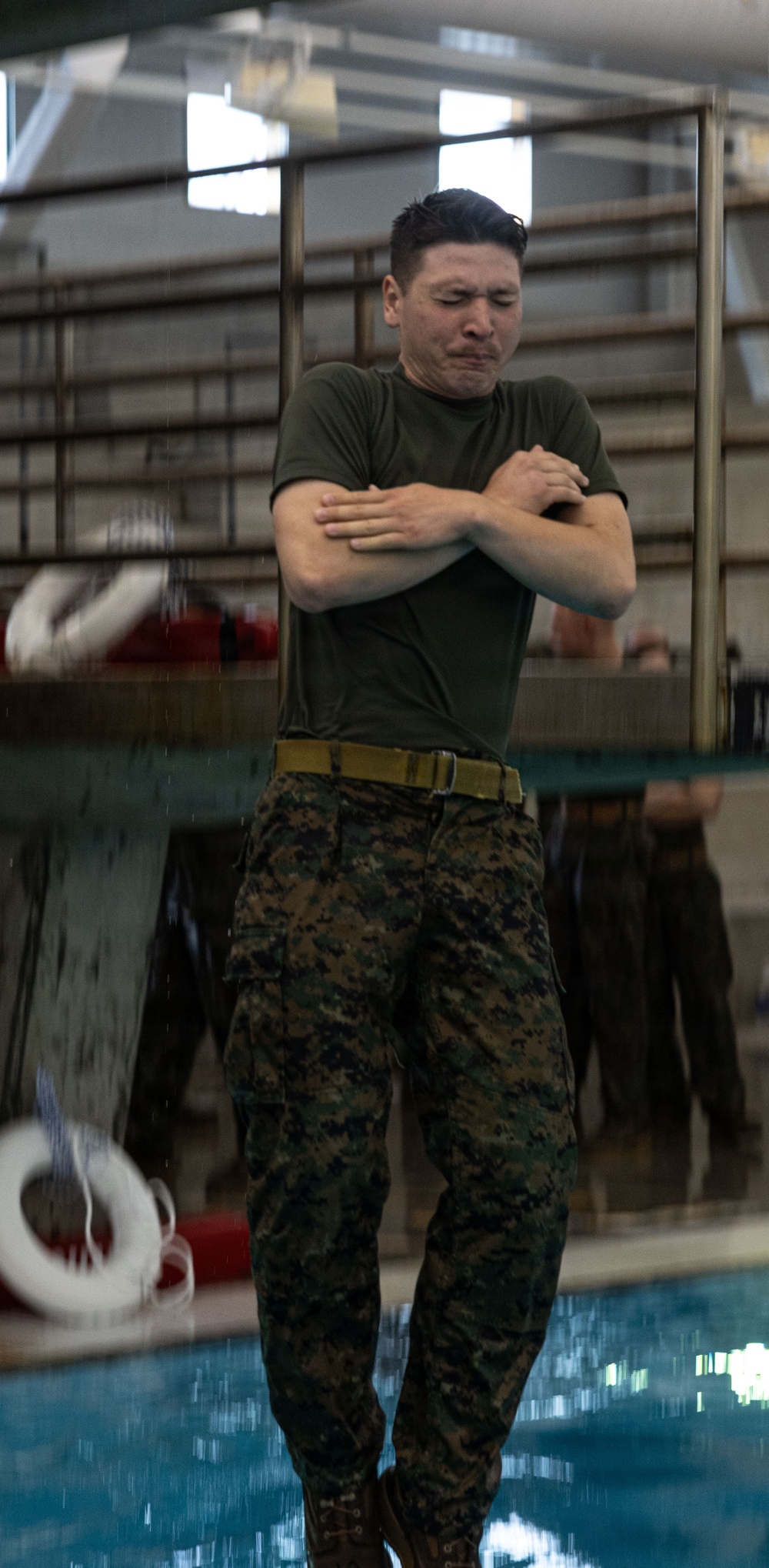 Headquarters and Service Battalion Swim Qualification