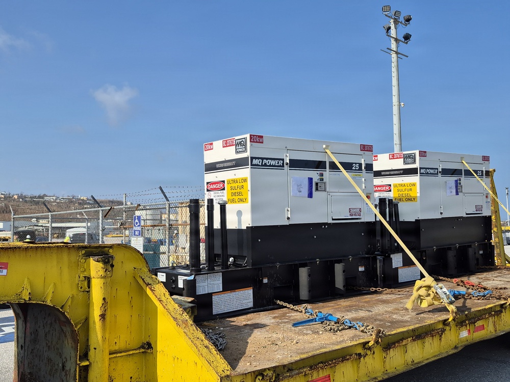 First Generators installed in wake of Sinlaku
