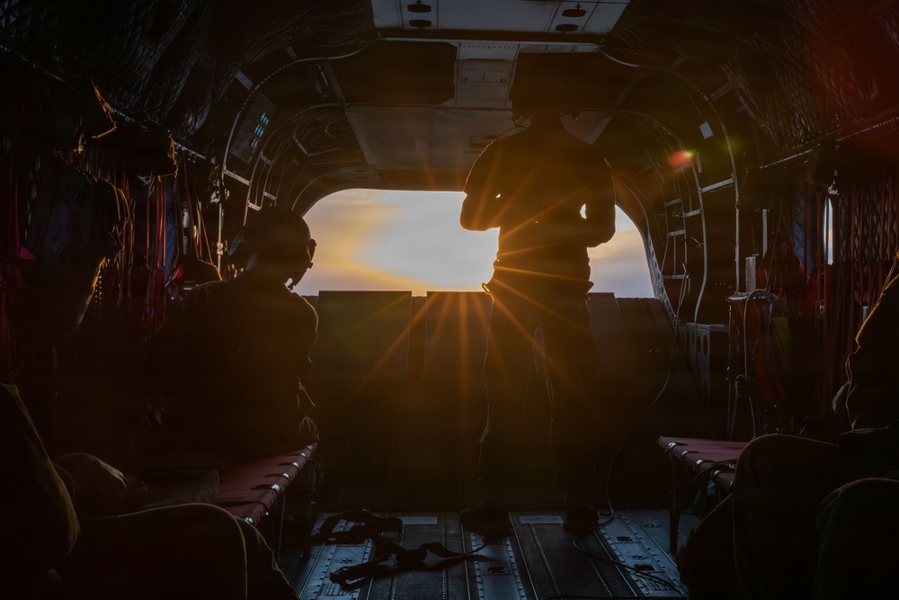 Nebraska Guardsmen Practice Door Gunner Skills