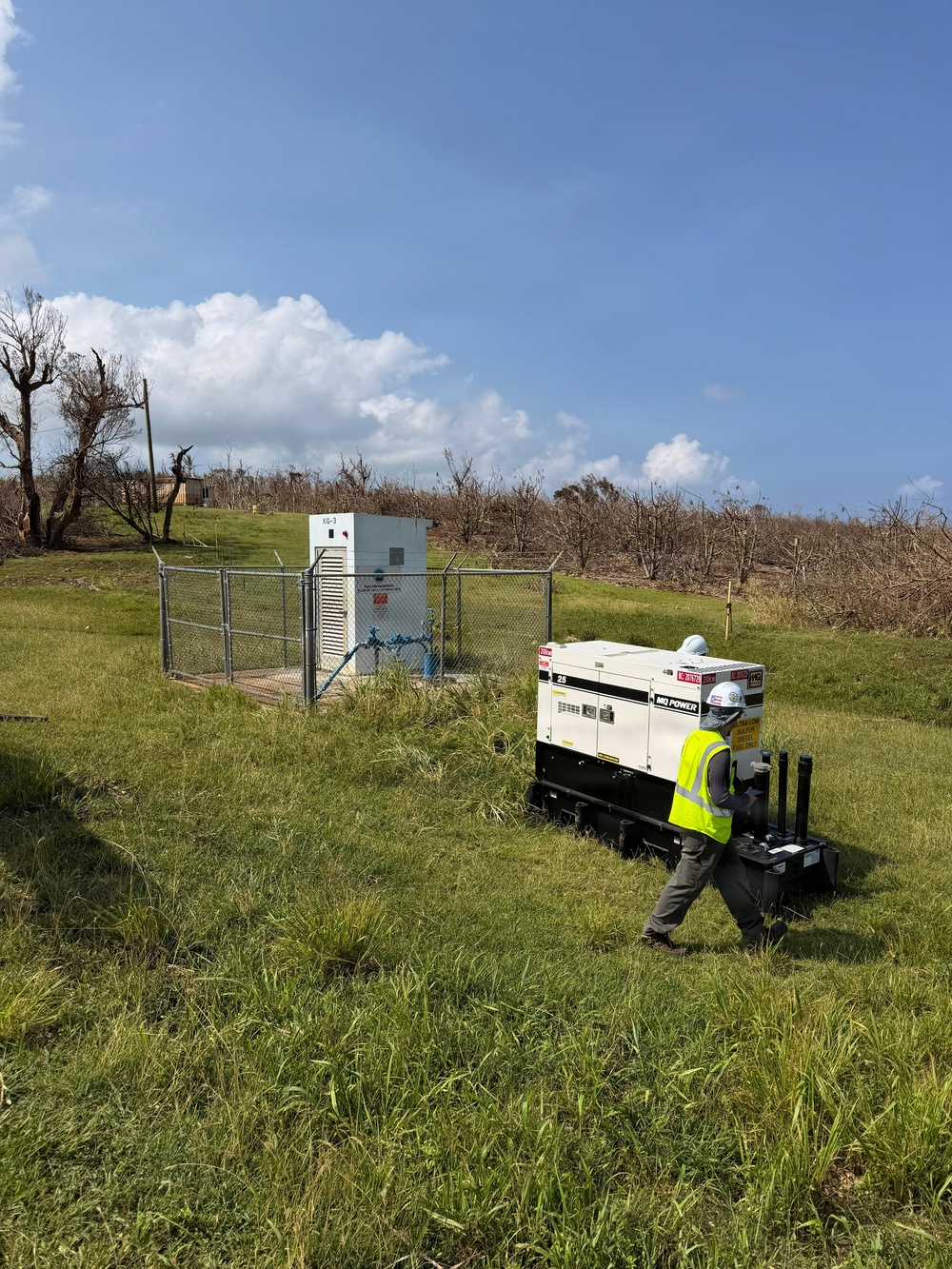 First Generators installed in wake of Sinlaku
