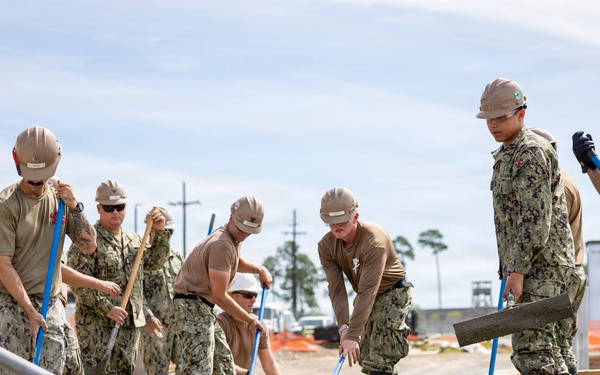 NMCB 133 Builds a Storage Facility
