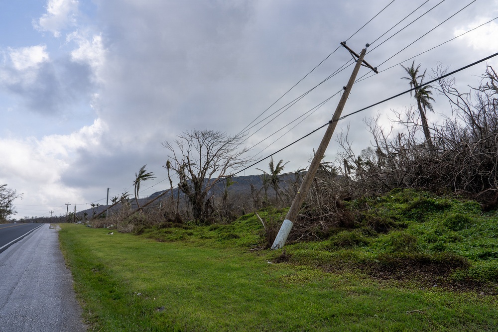 Typhoon Sinlaku Spreads Debris and Damage Across Saipan