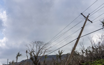 Typhoon Sinlaku Spreads Debris and Damage Across Saipan