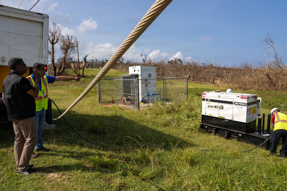 Repairs Made to Waterpump Stations and Generators Installed