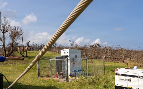 Repairs Made to Waterpump Stations and Generators Installed
