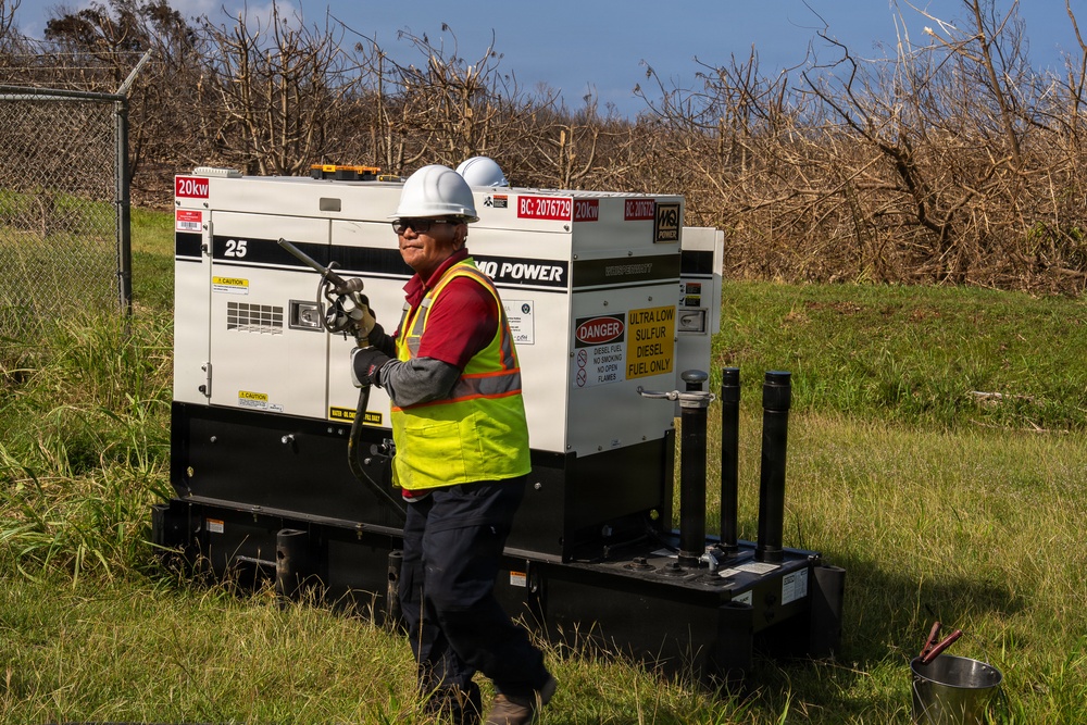 Repairs Made to Waterpump Stations and Generators Installed
